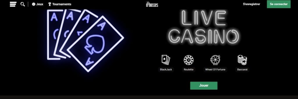 Dbosses Live Casino